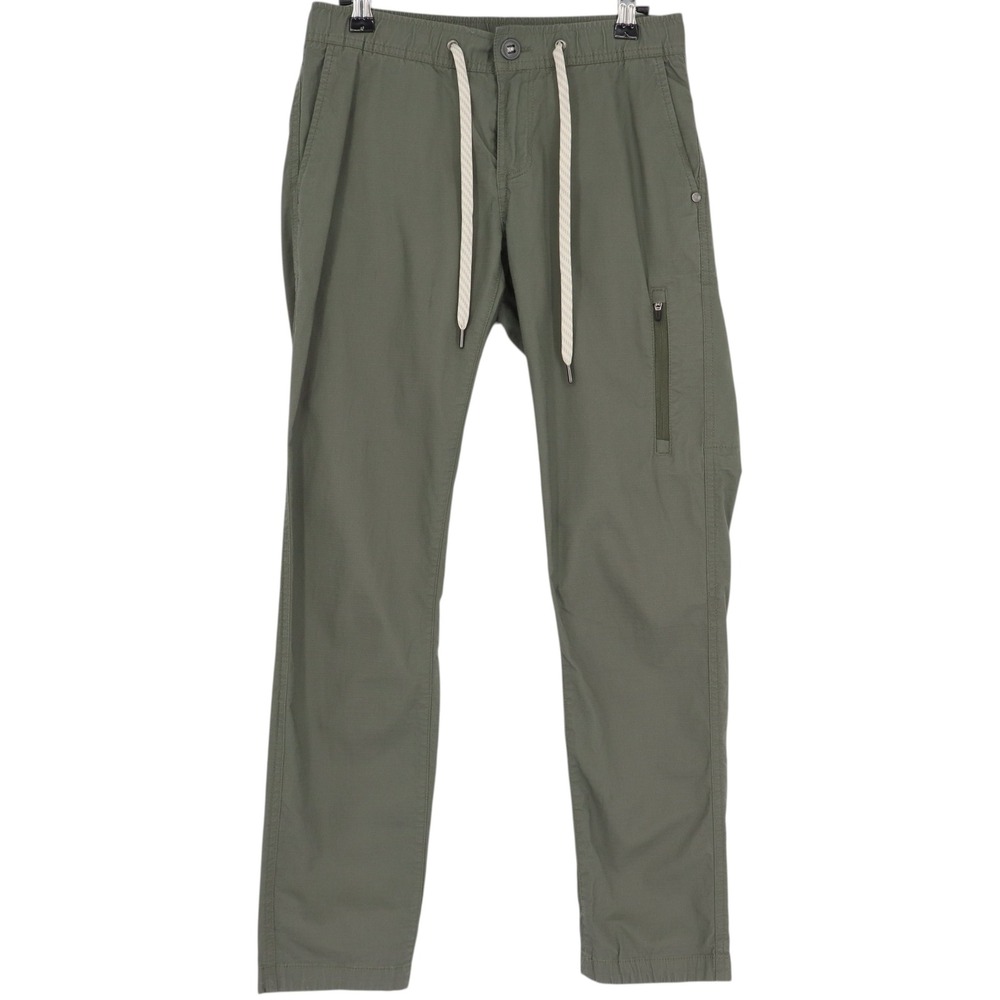 Vuori Womens Ripstop Pant Olive Green Organic Cotton Cargo Pants Size XS VW401